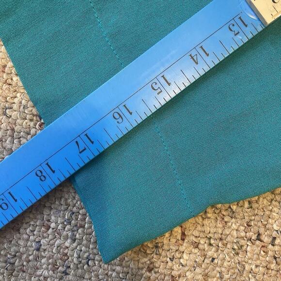 Fridaze Top Womens L 100% Linen Green Collared Button Up Shirt Jacket Lagenlook - Picture 6 of 10